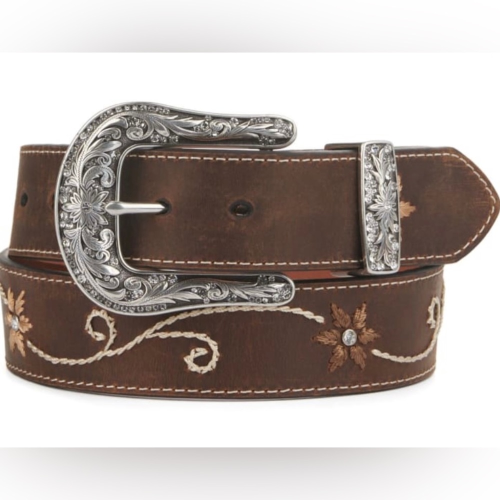 Nocona Rhinestone Western Belt